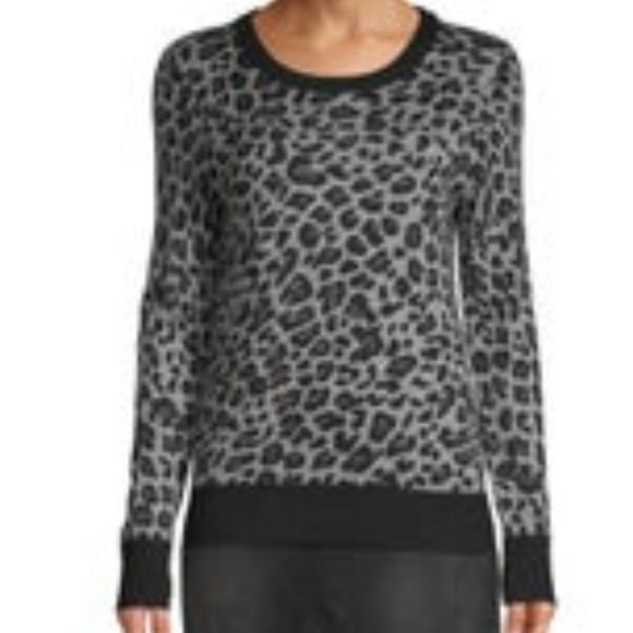 Isaac Mizrahi leopard print sweater size s… - Picture 1 of 9